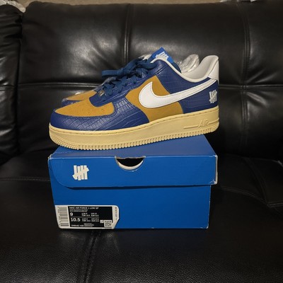 Nike Undefeated x Air Force 1 Low SP Court Blue White Gold