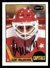 1987 OPC O-Pee-Chee Hockey #246 Clint Malarchuk Signed Autograph (no COA) *d2