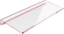 Ergonomic Computer Keyboard Stand - 17 Inch Clear Acrylic Keyboard Riser for Des