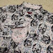 Robert Graham Shirt Mens XL Multicolor Flip Cuffs Long Sleeve Floral Geometric