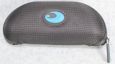 Costa Del Mar Case Zippered Sunglass Hard Case Clamshell Glasses CASE ONLY Black