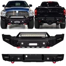 Vijay For 2006 2007 2008 Dodge Ram 1500 Frontrear Bumper Wwinch Plate Lights Vijay For 2006 2007 2008 Dodge Ram 1500 Frontrear Bumper Wwinch Plate Lights