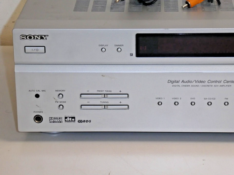 Sony STR-K780 5.1 Multi Channel AV-Receiver in Silber inkl. FB, 2 Jahre Garantie - Bild 2 von 4