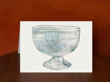 Glass Bowl by Ella Josephine Sterling (ca. 1936) - A5 Art Print Greeting Card