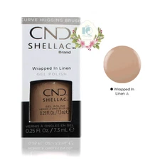 CND Shellac UV Gel Polish 0.25 oz NIB Wrap in Linen