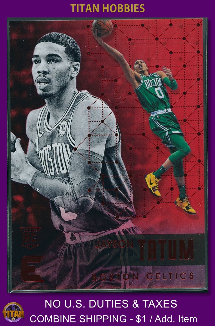 2017-18 Panini Essentials RED Rookie #129 Jayson Tatum RC