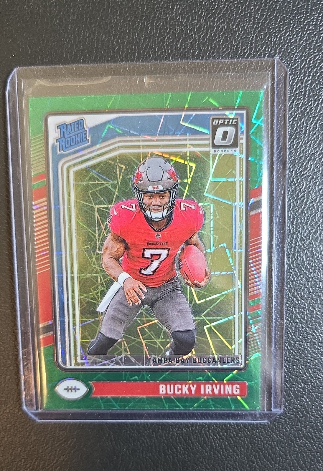 2024 Panini Donruss Optic - Rated Rookie Bucky Irving #216 Green Velocity 12-20