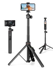 Tripod for iPhone  Camera, 64" Selfie Stick with 360  Ball Head Remote  Pho...