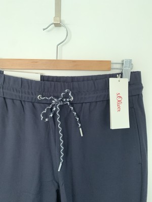 S.Oliver Hose 36 S Jogpants Jogger Damen Marineblau Neu Etikett