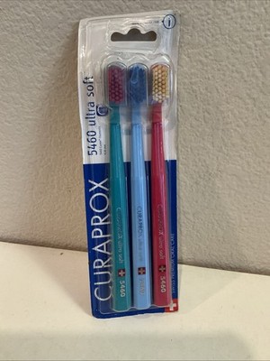 Cu-raprox CS 5460 Ultra Soft Toothbrush Genuine Swiss Dental Care - 3Count