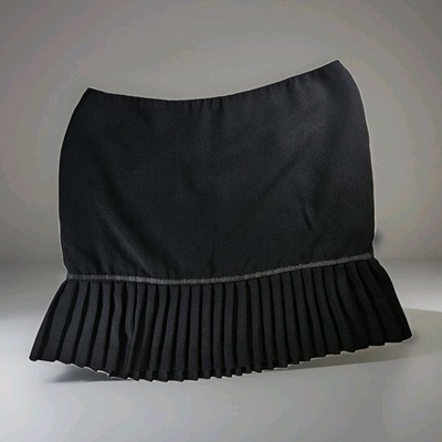 Vintage 90's Y2K Black Pleated Mini Skirt Gothic Punk Grunge Emo Whimsigoth 14