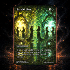 Parallel Lives - Custom Full Art MTG card