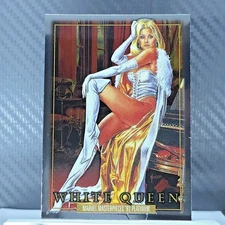 WHITE QUEEN 2024 SkyBox Marvel Masterpieces '92 Platinum #95