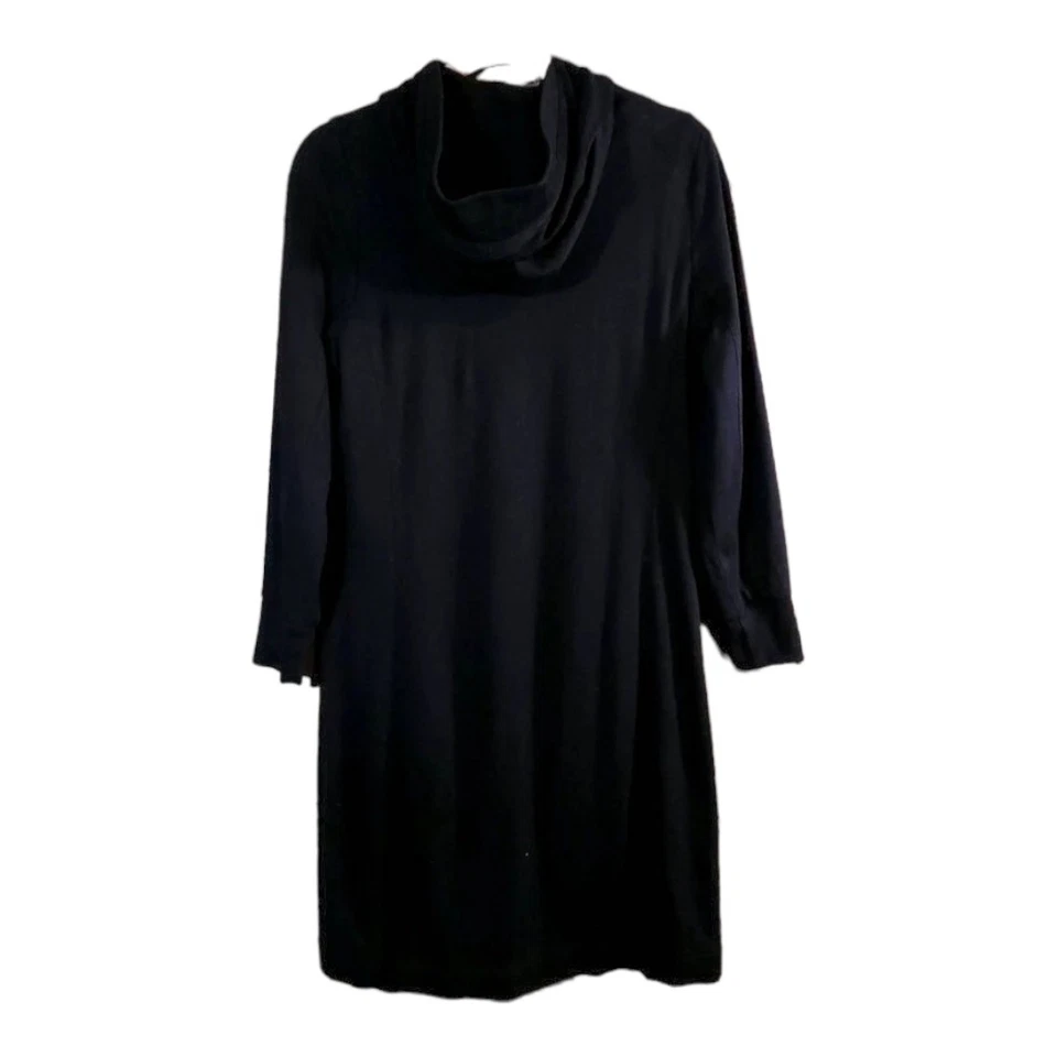 Cárdigan Chaqueta Abrigo Minimalista Para Mujer The Eight Senses Negro Frontal a Presión S Foto 4 de 4