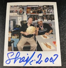 Iron Sheik '07 Polaroid Original Photo Autographed WWF WWE Wrestling Signed Auto