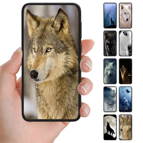 For Huawei Series - Wolf Wolves Theme Print Mobile Phone Back Case Cover #1 - Picture 1 of 11