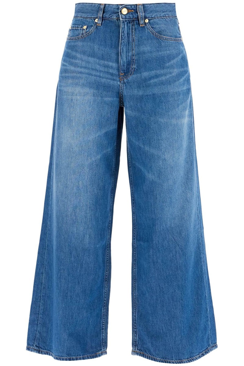 Wide leg jeans in light denim GANNI Woman Tg. 25 JEANS J1487