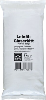 Baufan Lein�lkitt 1,0 kg Glaserkitt Fenster einglasen Holzfenster Fensterkitt
