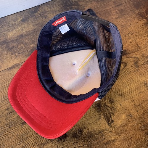 Vintage Levi’s Jeans Trucker Hat I Was Saved By Rock ‘N’ Roll SnapBack Classic - Picture 7 of 9