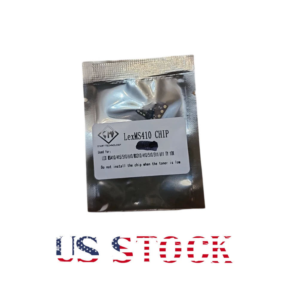 Чип тонера 601H, 604H для заправки Lexmark MX511 MX611 MX610 MX510 MX410 MX310 - Изображение 2 из 4