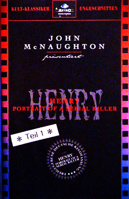 HENRY ~ Portrait of a Serial Killer  1 * FSK  ab 18 Jahren * KULT + großes Cover