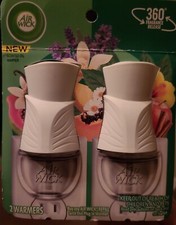 NEW Air Wick 2 Count Scented Oil Air Freshener Warmer 360° Fragrance Release