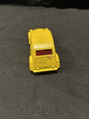 Corgi Toys James Bond 007 Yellow Citroen 2CV6 Car #115 Gt Britain Mettoy 1976 - Picture 7 of 11