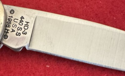 【1998年本国純正・新品未使用】ハーレーダビッドソン純正フォールディングナイフ Harley Davidson Lockback Pocket Knife, United Cutlery 1998 HD-3