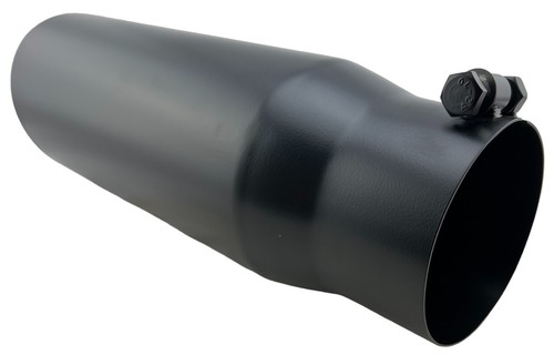 Diesel Truck Bolt On Exhaust Tip 4" Inlet 5" Out 5.9L 6.0L 6.4L 6.6L 6.7L 7.3L - Picture 2 of 4