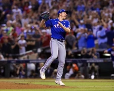 8x10 Photo JOSH SBORZ Texas Rangers 2023 World Series Champions MLB