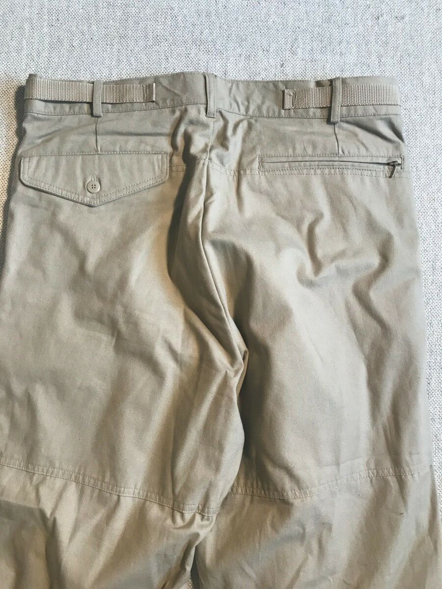 Vintage Columbia Men's Pants 36 Khaki Adjustable Waist Nylon Vintage Columbia Men's Pants 36 Khaki Adjustable Waist Nylon