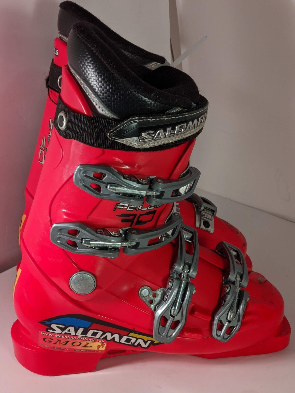 Scarpone da sci Salomon Falcon 70 taglia 5 5 uomo 6 5 donna rosso