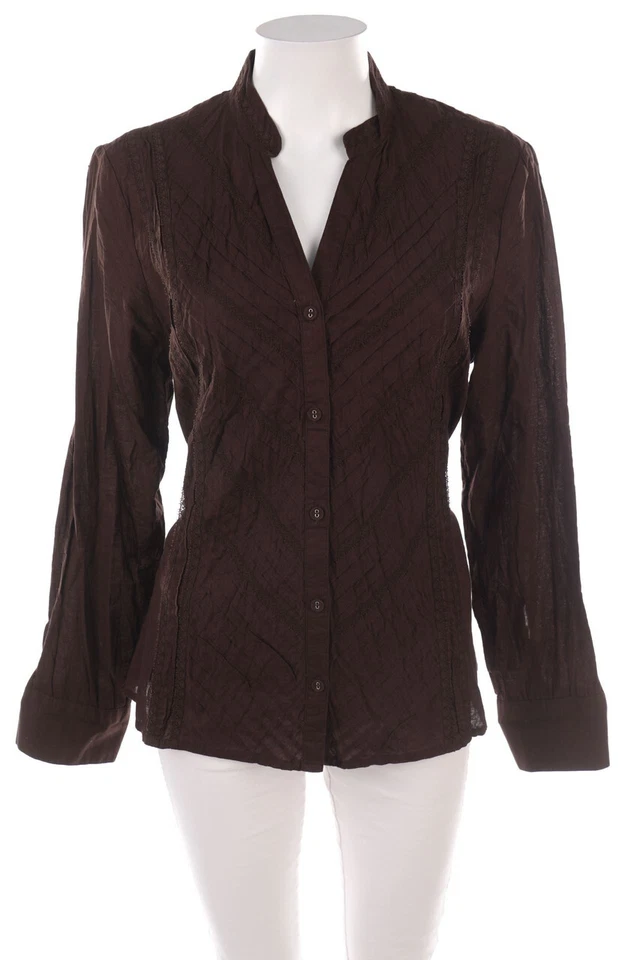 s.Oliver Baumwoll-Bluse 2XL dunkelbraun