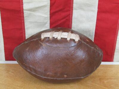 Vintage 1920s Antique Football Mini 'Toss Around' Ball w/ Laces