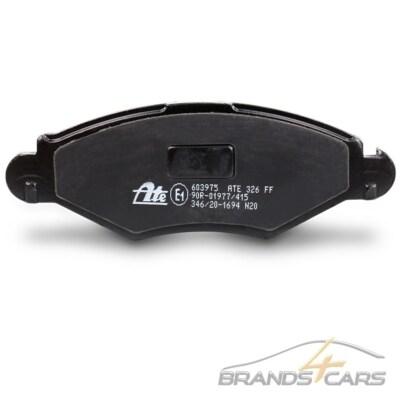ATE Bremsenset Vorderachse Für Peugeot 206/306 - Inklusive Bremsscheiben Und Bremsbeläge