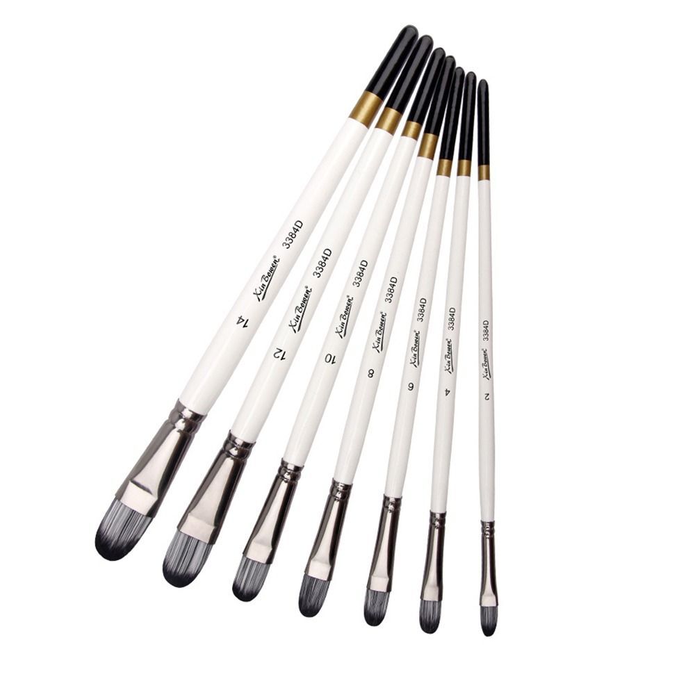 7Pcs/set Nylon Hair Watercolor Drawing Brushes Kits Art Supplies eBay