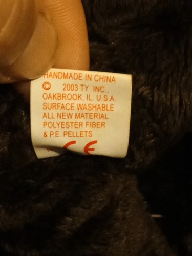 TY Beanie Babies 2003 Signature Bear with Tag Protector R1d* - Imagen 3 de 6
