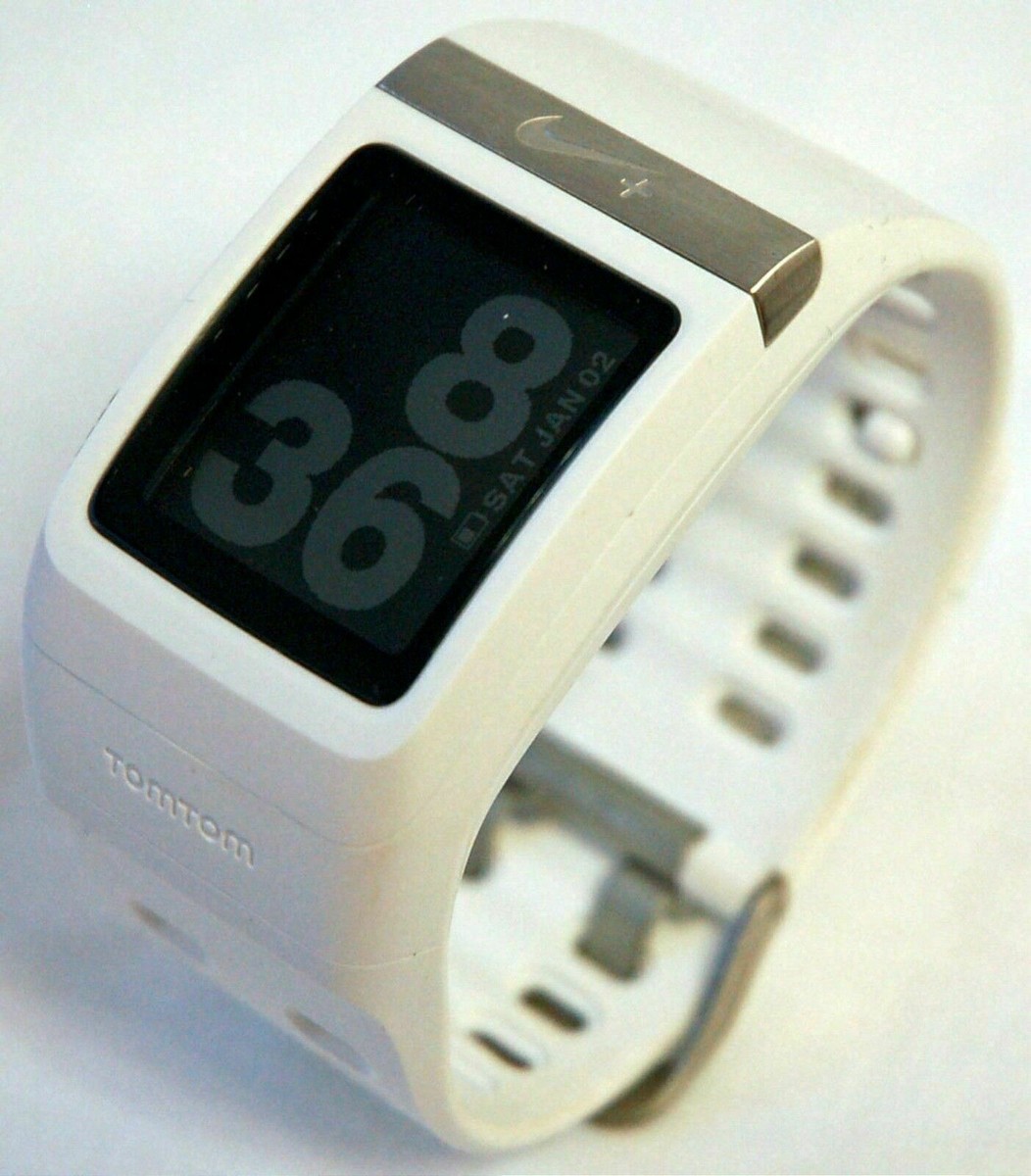 NEW Nike+ Plus GPS Sport Watch White/Silver TomTom Running workout