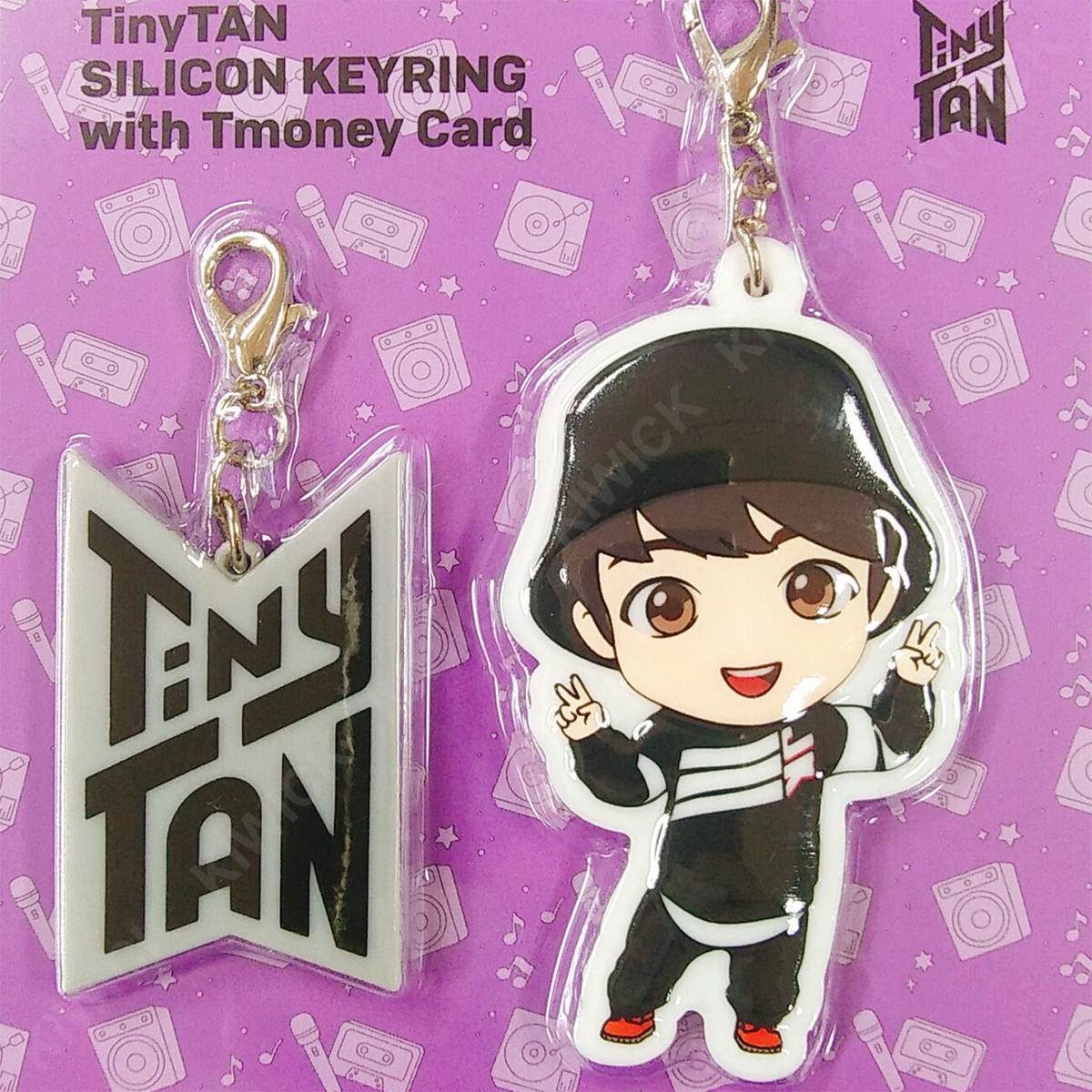 BTS TinyTAN Tmoney Card【新品・未開封】 5体セット OFFICIAL BTS TinyTAN Figure Keychain with T-Money Card K-POP