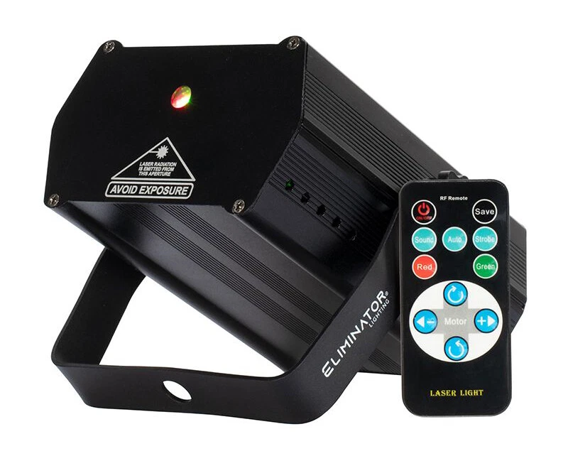 Eliminator Lighting ADJ Micro Galaxian Three Green/Red Laser Light+Home Speaker - Image 2 of 4