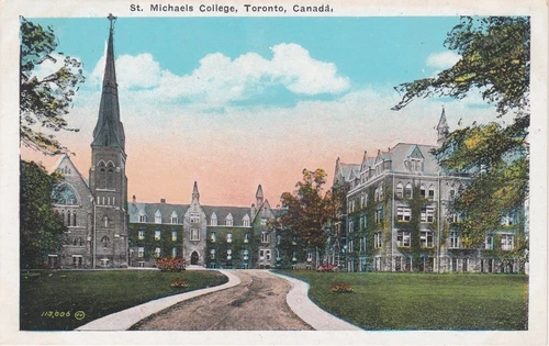 Canada card St. Michaels College, Toronto