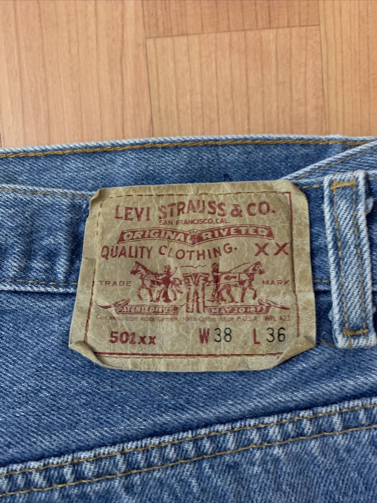 Vintage 1980s 501XX Men's Levis Jeans Size Button Fly