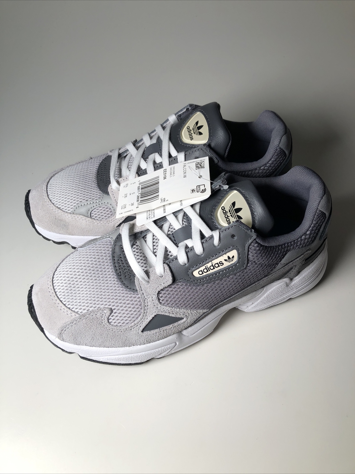 Size 6.5 - adidas Falcon Grey for sale online | eBay