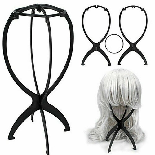 3PCS Wig Display Stand Mannequin Dummy Head Hat Cap Hair Holder Foldable Tools - Picture 4 of 12