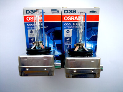 2PCS NEW HOT PAIR OSRAM XENARC D3S 66340CBI Cool Blue 5500K HID XENON LIGHT BULB