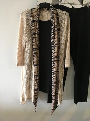 leopard print cardigan ally