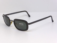 MOSCHINO Vintage Sunglasses M 3028-S 567/6 Gunmetal w/Grey lens Women