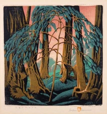 Redwood : Gustave Baumann : Archival Art Print