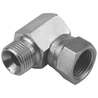 Ungleich BSPP Stecker Bonded Seal x BSPP Swivel Female 90° Compact Elbow 60° Cone