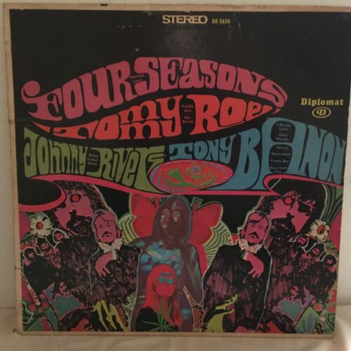 Four Seasons / Tommy Roe / Johnny Rivers / Tony Banon - vinyle dentelle espagnole LP DS 2430 - Photo 1/4
